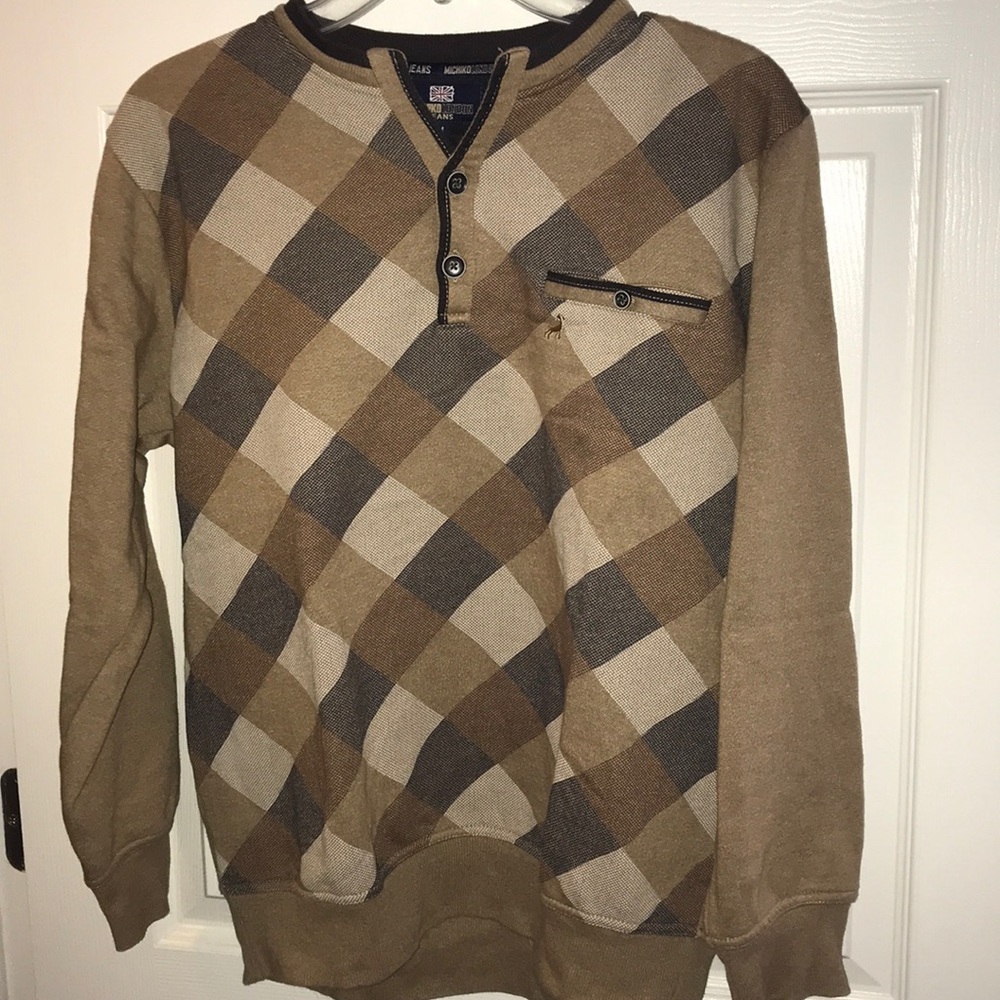 Michiko London Henley sweater